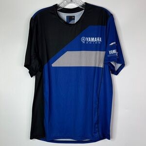 Yamaha Racing Paddock Tee Blue Tshirt Size Medium NWT